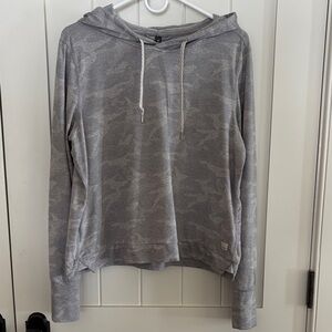 Vuori Gray Camouflage Hoodie